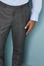 Check out our regular fit trousers selection for the very best in unique or custom, handmade pieces from our shops. Men S Alderley Suit Trousers Grey Check