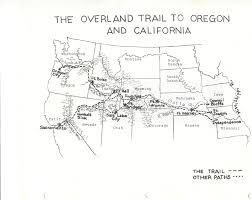 Large Oregon Trail Map Oregon Trail History Nebraska Oregon Trail Project