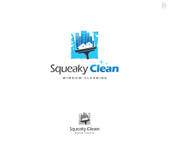 Window cleaners san diego ca residential & commercial window cleaning, window washers for carlsbad, san marcos ca window washing, north county, solana beach, la jolla, encinitas, escondido, oceanside. Logo Design For Squeaky Clean Window Cleaning By D Mantra Design 24679876