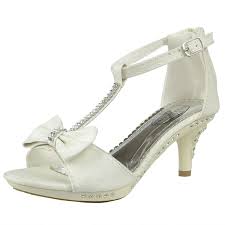 Get the best deals on high heels for little girls and save up to 70% off at poshmark now! Kids Dress Sandals T Strap Bow Accent Glitter High Heels Girls Shoes Hurry Check Out This Great Produc Girls Heels Glitter High Heels Girls High Heel Shoes