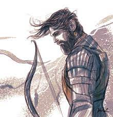 Concept Sketch Of Karna The Greatest Warrior My Most Favorite Character From The Indian Epic Mahabharat Warrior Concept Art Vedic Art Concept Art Characters