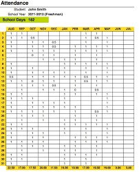 Free Gradebook Record Keeping Spreadsheet Template For