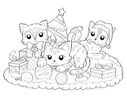 20 255 views 1 994 prints. Christmas Cat Coloring Pages Coloring And Drawing