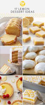 17 Easy Lemon Dessert Recipes Wilton Lemon Desserts Lemon Dessert Recipes Desserts