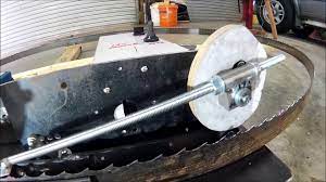 Bimetal industrial band sawmill blades. Homemade Sawmill Bandsaw Blade Sharpener Diy Plus Tips For Building One Youtube