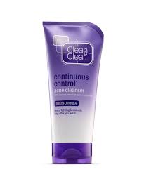 Continuous Control Acne Cleanser With Benzoyl Peroxide Clean Clear