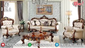 Pilihan kursi ruang tamu minimalis type 36 dengan warna putih, warna ini menjadi opsi untuk membuat ruangan lebih cerah. Set Kursi Tamu Jepara Sofa Tamu Mewah Mebel Jati Jepara Ttj 0017