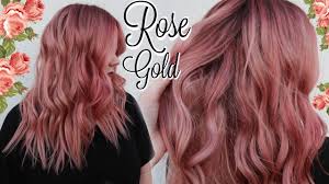 my rose gold hair color tutorial best formula ever