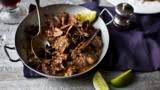 To make the hairy bikers' beef curry, simply brown the meat, add the ingredients and let it simmer for 1.5 hours. Aromatic Beef Curry Recipe Archive