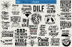 Maybe you would like to learn more about one of these? Father S Day Bundle 25 Designs Grafik Von Freelingdesignhouse Creative Fabrica
