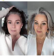 What would I look like with gray hair?