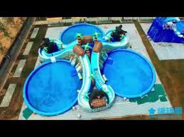 The inflatable is the most basic one that you can choose. Inflatable Above Ground Water Park With Frame Pool Inflatable Water Slide Manufacturer Youtube