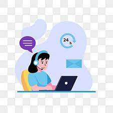 Zhenshiny Kontakt Podderzhki Ploskoj Illyustracii Vektor Internet Klipart Vyzov Sluzhba Podderzhki Png I Vektor Png Dlya Besplatnoj Zagruzki In 2021 Flat Illustration Geometric Background Vector Illustration