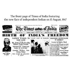 15th August 1947 — this date is not ...