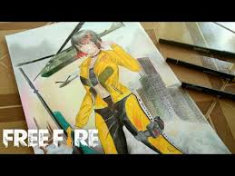 Like, share and don't forget to subscribe and press the bell icon to get notified. Drawing Character Kelly Awakening Game Free Fire Youtube