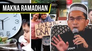 Inilah Makna Ramadhan Ustadz Adi Hidayat Lc Ma Youtube