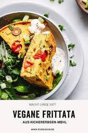 Kichererbsen Frittata Mit Wildkrauter Salat Rezept Fitness Lebensmittel Frittata Rezepte