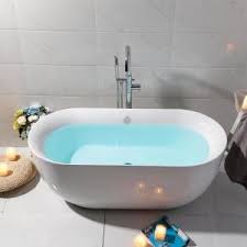 At home depot we carry freestanding tubs with various finishes and therapeutic features such as what are the shipping options for freestanding tubs? Vanity Art Lille 67 In Acrylic Flatbottom Freestanding Bathtub In White Va6833 The Home Depot In 2021 Free Standing Bath Tub Soaking Tub Soaking Bathtubs
