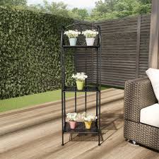 Plant a perennial vine to grow up a garden structure or wall. Ophelia Co Macrae Vertical Shelf Plant Stand Reviews Wayfair