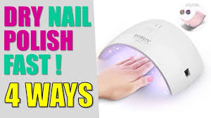 4 ways to dry your nail polish fast