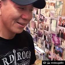 Repost of Doug Ellin, creator of HBO tv series & movie Entourage, talking  with co owner Danny Sze at the store earlier today #sablesnyc