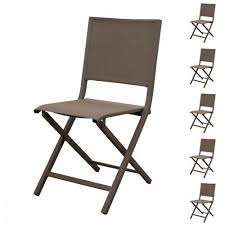 Chaise Pliante Ida Cafe Lot De 6 Chaise Design Contemporain Et Mobilier Jardin