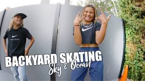 Brown will be 13 years and 11 days old when she competes. Backyard Skating At Leticia Bufoni S Sky Ocean Vlogs Youtube