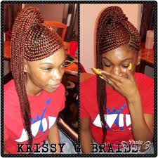 Medium Braid Swoop Ponytail Braided Hairstyles Cornrow Ponytail Black Girl Braids