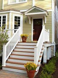 150 Remarkable Projects And Ideas To Improve Your Home S Curb Appeal Exterior Stairs House Front Porch Steps