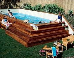 Lap Pool And Spa Plans Diy In Ground Pool Digital Plans In 2020 Diy In Ground Pool Small Backyard Pools Backyard Pool