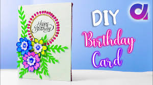 Blow up the balloon card. How To Make Beautiful Handmade Birthday Card At Home Unique Card Birthday Card Artkala Youtube