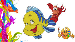 The Little Mermaid Sebastian Flounder The Little Mermaid Mermaid Flounder