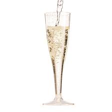 50 Gold Glitter Plastic Champagne Flutes 5 Oz Clear Plastic Toasting Glasses Disposable Wedding Part Plastic Champagne Flutes Cocktail Cup Champagne Flutes