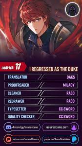 I Regressed As The Duke - Chapter 17 - Mangatx