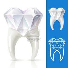Tooth In The Shape Of Diamond Logotipo Dental Saude Bucal Celulas Tronco