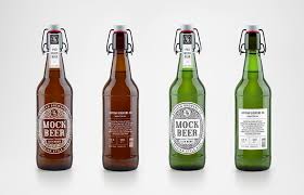 Download Free Amber Beer Bottle Mockup Mockuptree