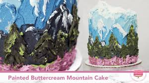 Shop topshop women on thebay. Painted Buttercream Mountain Cake Full Decorating Tutorial Youtube
