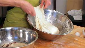 How To Work With Sticky Dough Make Bread Youtube