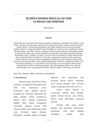 Pengangkatan nabi muhammad saw sebagai rasul. Sejarah Dakwah Rasulullah Saw Di Mekah Dan Madinah