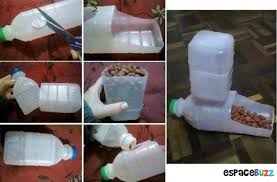 Une Idee Un Tuto Distributeur De Croquettes Pour Votre Chien Chat Bouteille Plastique Diy Distributeur De Croquettes Chien Bricolage