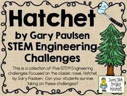Using A Stem Challenge With The Novel Hatchet By Gary Paulsen Stem Engineering Engineering Challenge Stem Challenges