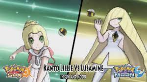 Pokemon Sun and Moon: Kanto Lillie Vs Lusamine (Daughter Vs Mother) -  YouTube