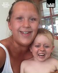 Learn how to swap heads using a video footage in after effects. Ladbible Mum Face Swaps With Son Facebook