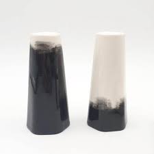 Salt And Pepper Shakers Ceramic Salt And Pepper Set Modern Etsy In 2020 Salt Pepper Shakers Modern Salt And Pepper Set Ceramic Gifts