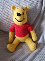 I started with winnie the pooh. Crochet Winnie The Pooh Free Pattern
