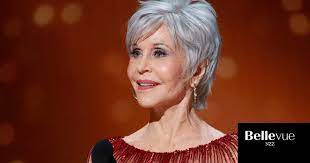 So, don't worry too much when you see you look older. Oscars 2020 Jane Fond Sorgt Mit Grauen Haaren Fur Aufsehen