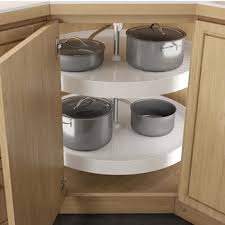 10 pine wood low profile cabinet lazy susan turntable jpdwoodproducts 5 out of 5 stars (234) $ 39.99 free. Lazy Susans Hafele 2 Shelf Full Round Revolving Corner Lazy Susans Kitchensource Com