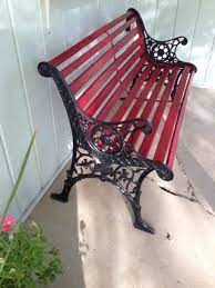 Re Finished This Old Bench Wooden Bench Outdoor Diy Bench Outdoor Outdoor Deco