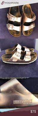 birkenstock shoes birkenstocks size 36 bronze copper color