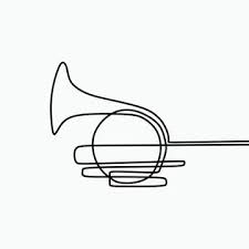 One Line Art Of French Horn Minimalist Drawing Isolated On White Background Vector Illustration Horn One Line Png And Vector With Transparent Background For Line Art Vector Graphic Minimalism Minimalist Drawing Draw them straight, curly, overlapping… and any other. line art vector graphic minimalism